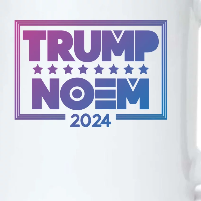 Kristi Noem And Donald Trump Election 2024 Gift Black Color Changing Mug