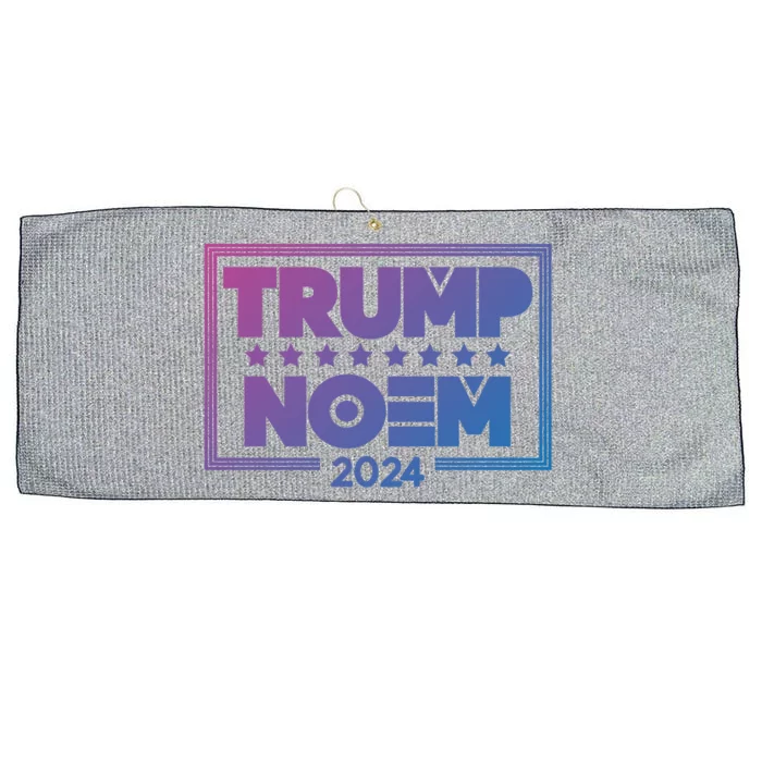 Kristi Noem And Donald Trump Election 2024 Gift Large Microfiber Waffle Golf Towel