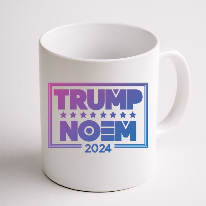 Kristi Noem And Donald Trump Election 2024 Gift Front & Back Coffee Mug