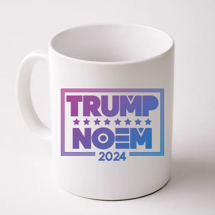 Kristi Noem And Donald Trump Election 2024 Gift Front & Back Coffee Mug