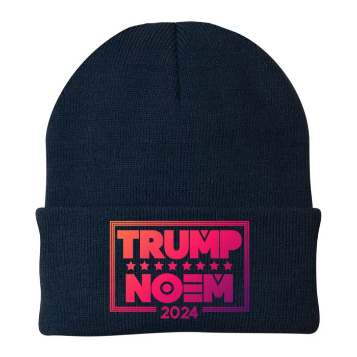 Kristi Noem And Donald Trump Election 2024 Gift Knit Cap Winter Beanie