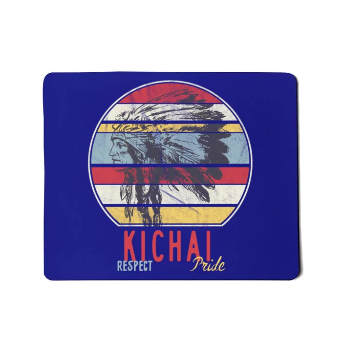 Kichai Native American Indian Tribe Respect Pride Retro Sun Meaningful Gift Mousepad