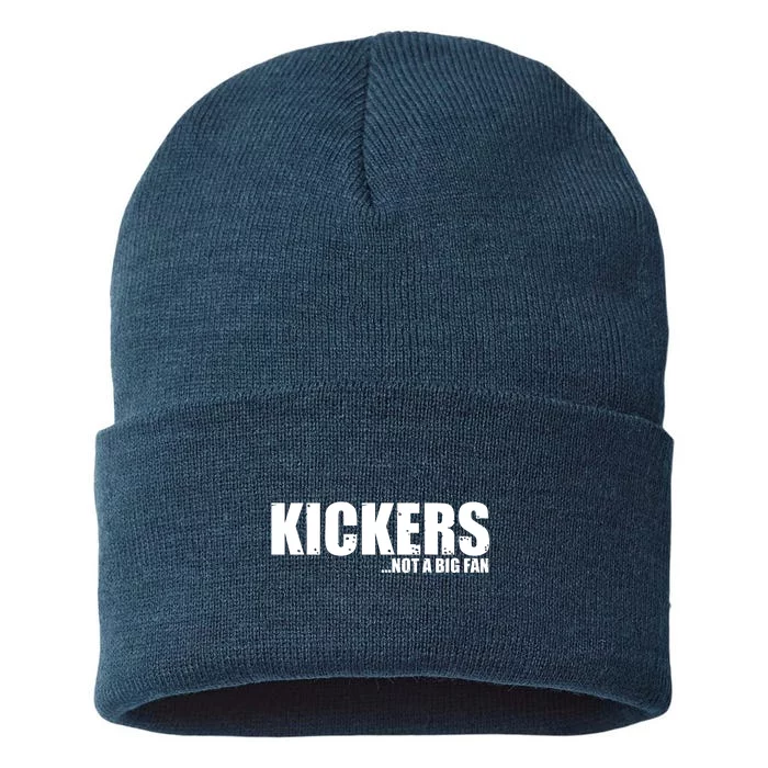 Kickers Not A Big Fan Fantasy Football Draft Day Sustainable Knit Beanie