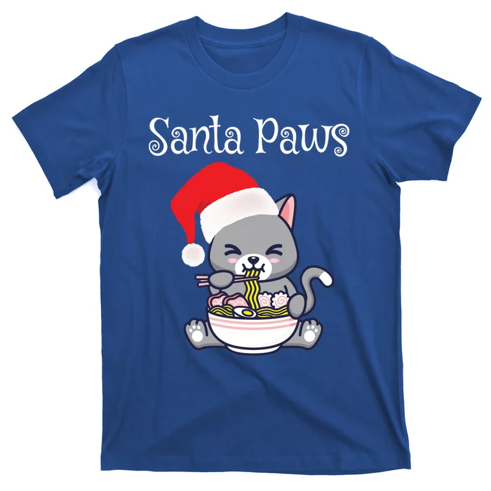 Kawaii Neko Anime Ra Santa Paws Cute Gift T-Shirt