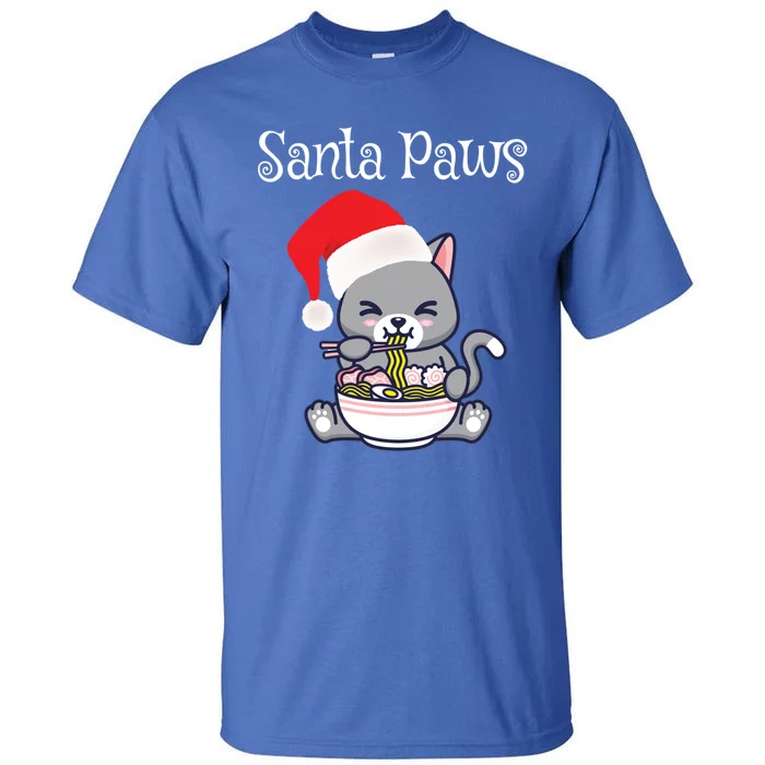 Kawaii Neko Anime Ra Santa Paws Cute Gift Tall T-Shirt