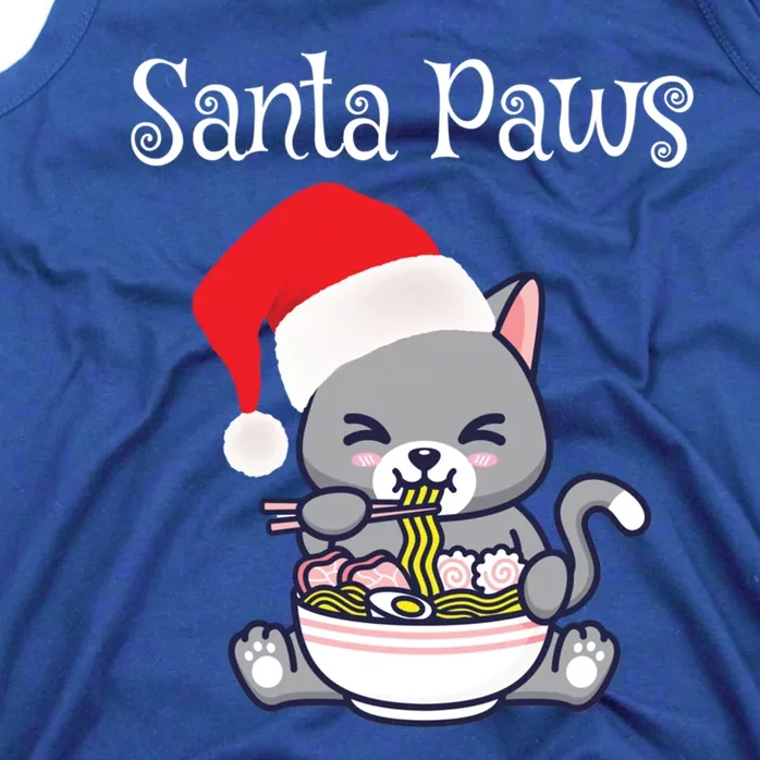 Kawaii Neko Anime Ra Santa Paws Cute Gift Tank Top