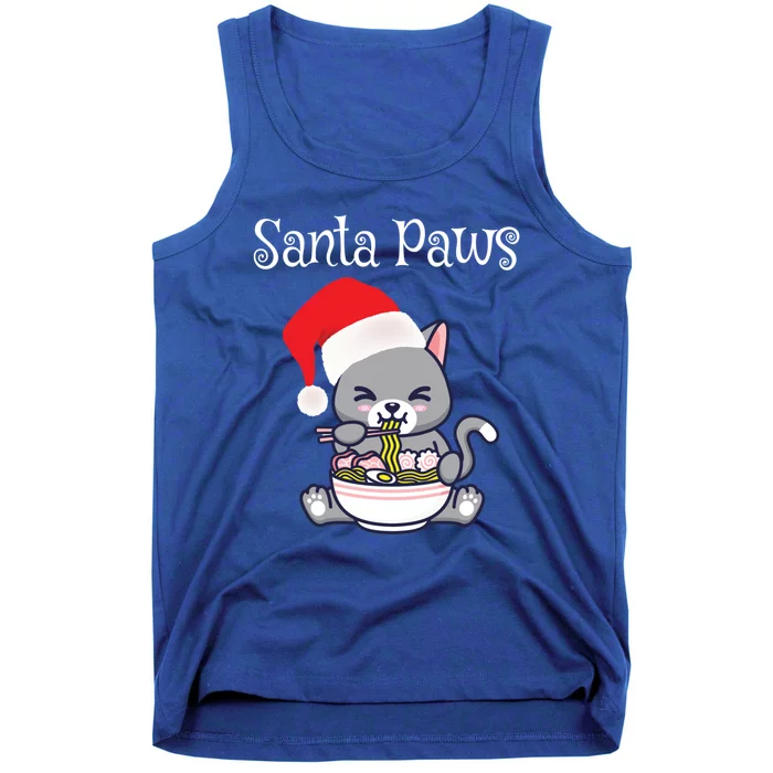 Kawaii Neko Anime Ra Santa Paws Cute Gift Tank Top