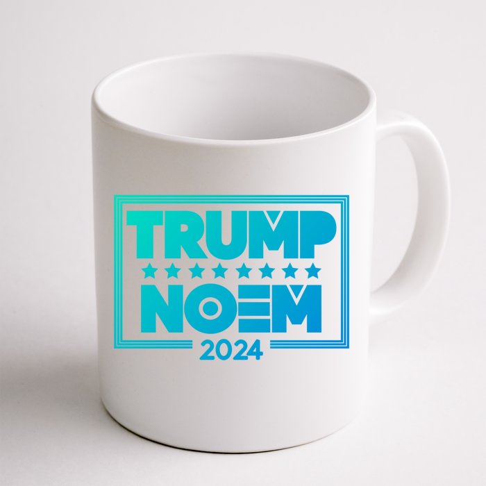 Kristi Noem And Donald Trump Election 2024 Gift Front & Back Coffee Mug