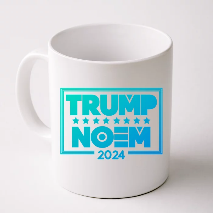 Kristi Noem And Donald Trump Election 2024 Gift Front & Back Coffee Mug