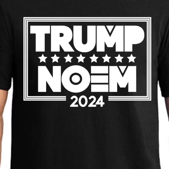 Kristi Noem And Donald Trump Election 2024 Gift Pajama Set