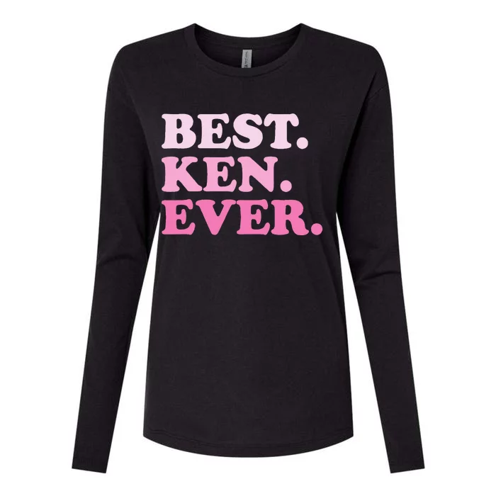 Ken Name Best Ken Ever Vintage Womens Cotton Relaxed Long Sleeve T-Shirt