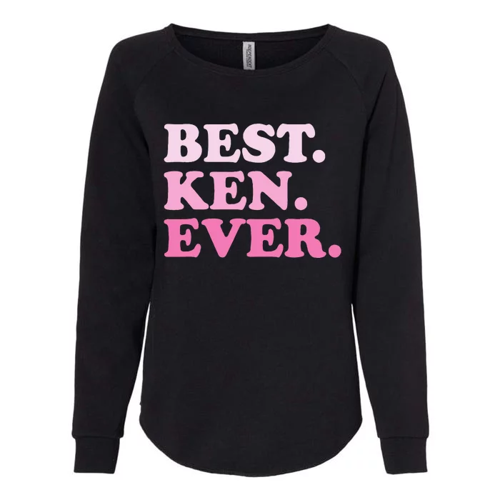 Ken Name Best Ken Ever Vintage Womens California Wash Sweatshirt