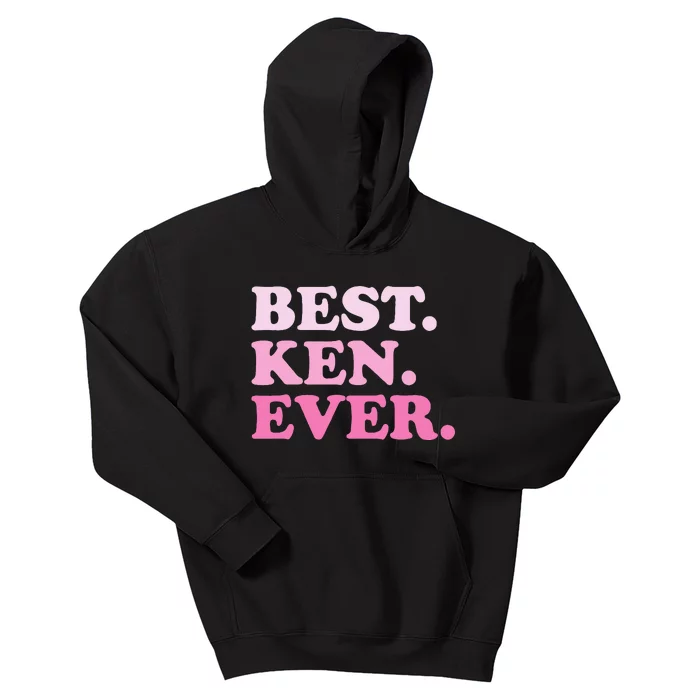 Ken Name Best Ken Ever Vintage Kids Hoodie