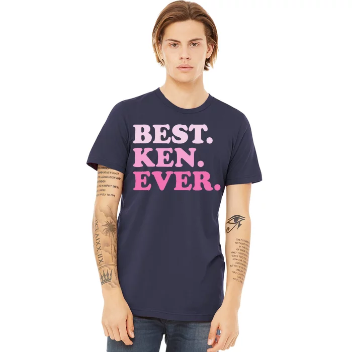 Ken Name Best Ken Ever Vintage Groovy Funny Premium T-Shirt