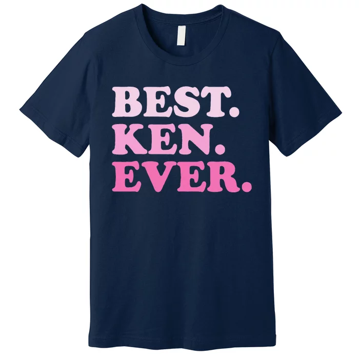 Ken Name Best Ken Ever Vintage Groovy Funny Premium T-Shirt