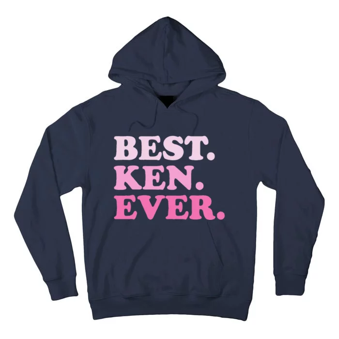 Ken Name Best Ken Ever Vintage Groovy Funny Tall Hoodie