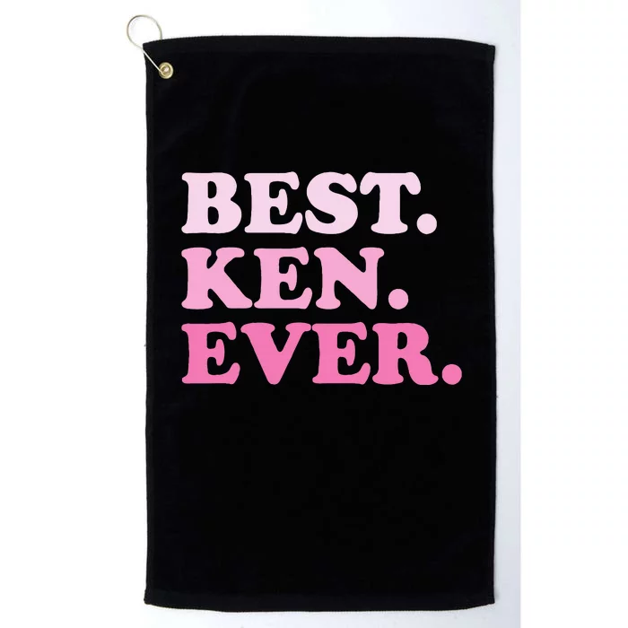 Ken Name Best Ken Ever Vintage Platinum Collection Golf Towel