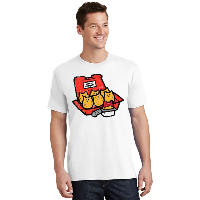 Kitten Nuggets Cute Fast Food Cat Food Lover T-Shirt