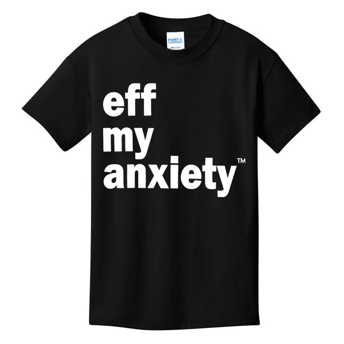 Kimberly Nichols Eff My Anxiety Kids T-Shirt