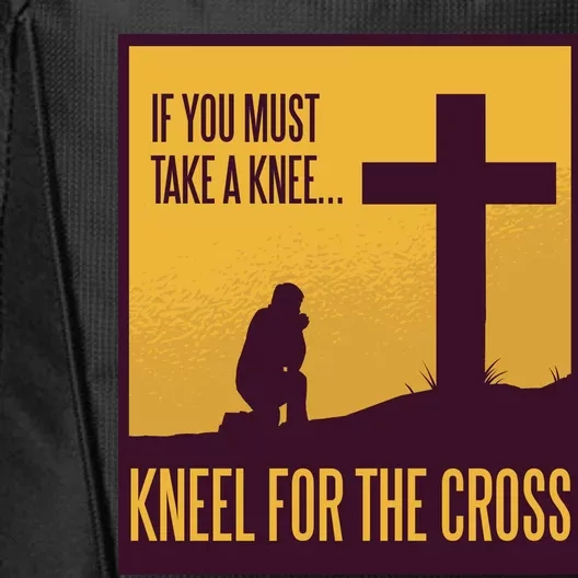 Kneel For The Cross Christian City Backpack