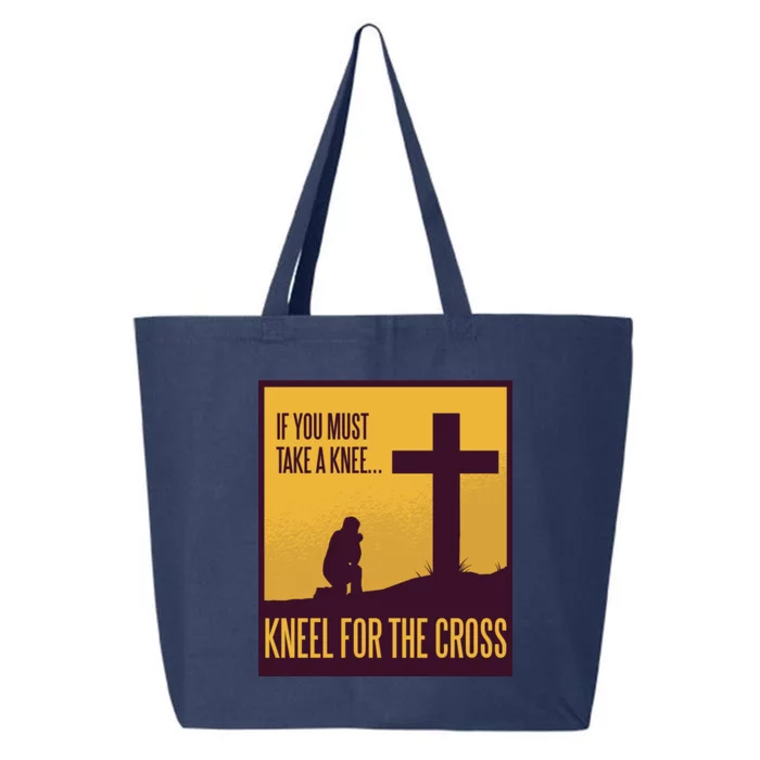 Kneel For The Cross Christian 25L Jumbo Tote