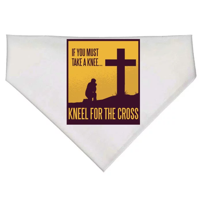 Kneel For The Cross Christian USA-Made Doggie Bandana