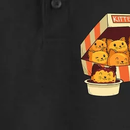 Kitten Nuggets Funny Cats & Chicken Nuggets Lover Funny Cat Dry Zone Grid Performance Polo