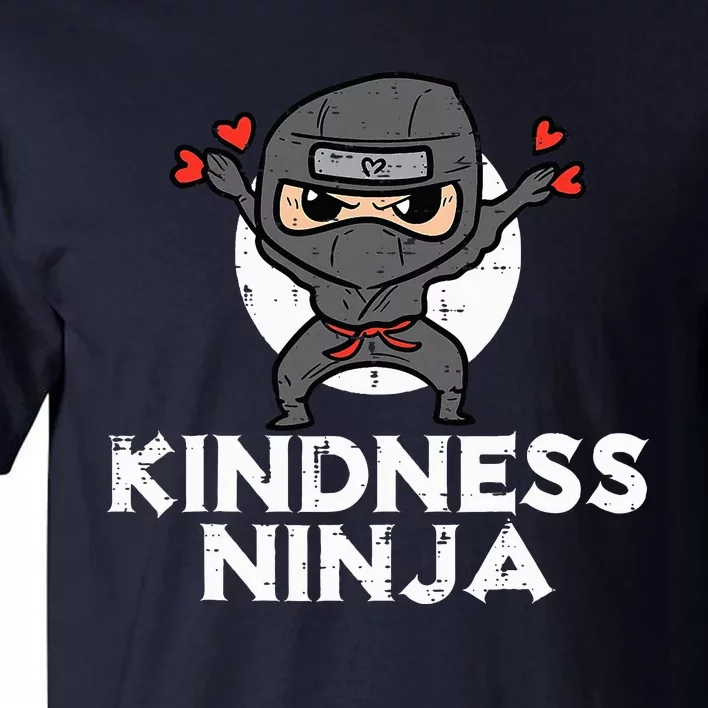 Kindness Ninja Funny Unity Day Orange Anti Bullying Tall T-Shirt