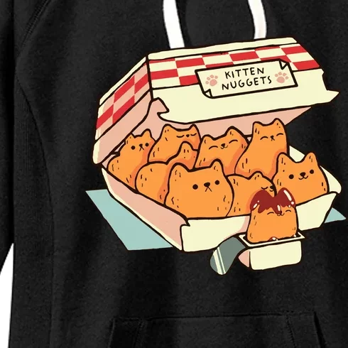 Kitten Nuggets Fast Food Cat By Tobe Fonseca Women's Fleece Hoodie