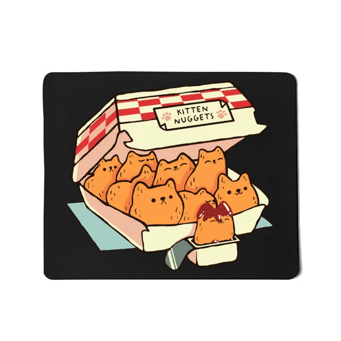 Kitten Nuggets Fast Food Cat By Tobe Fonseca Mousepad