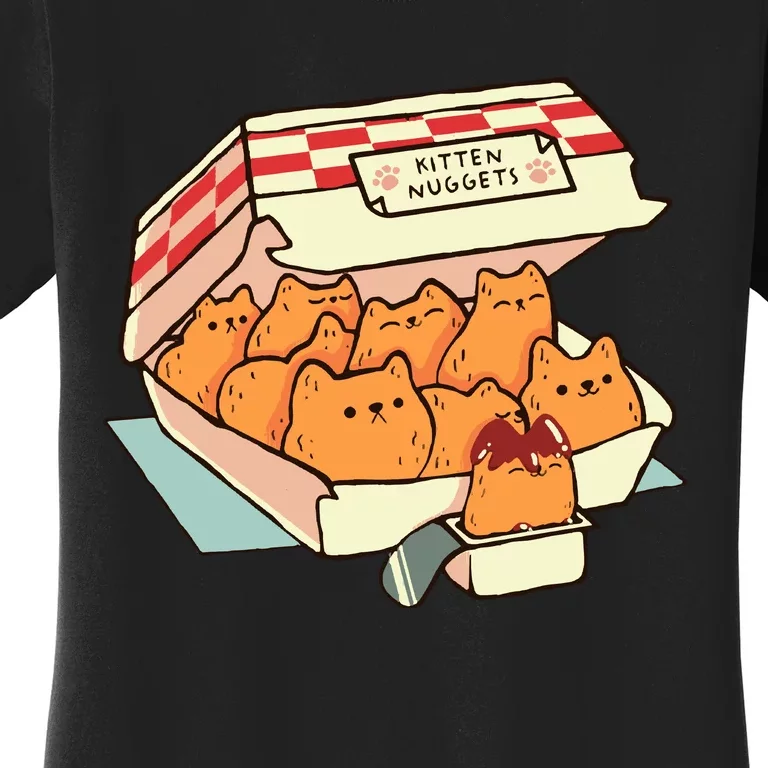 Kitten Nuggets Fast Food Cat By Tobe Fonseca Women's T-Shirt