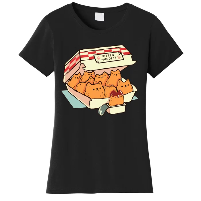 Kitten Nuggets Fast Food Cat By Tobe Fonseca Women's T-Shirt