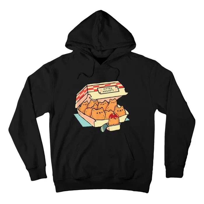 Kitten Nuggets Fast Food Cat And Chicken Nugget Lover Quote Hoodie