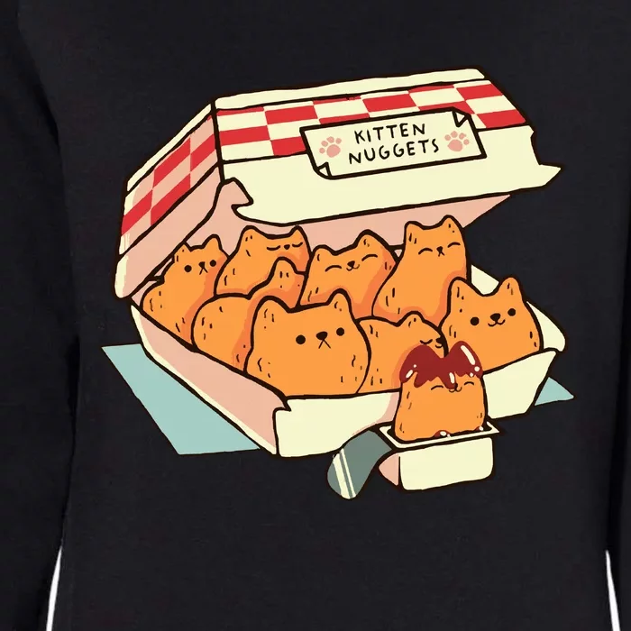 Kitten Nuggets Fast Food Cat By Tobe Fonseca Womens California Wash Sweatshirt