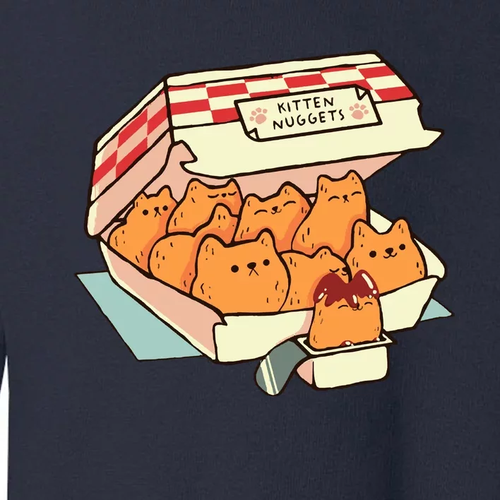 Kitten Nuggets Fast Food Cat By Tobe Fonseca Toddler Sweatshirt