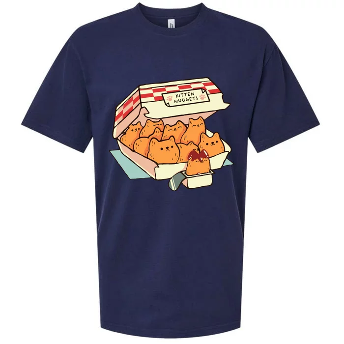 Kitten Nuggets Fast Food Cat By Tobe Fonseca Sueded Cloud Jersey T-Shirt