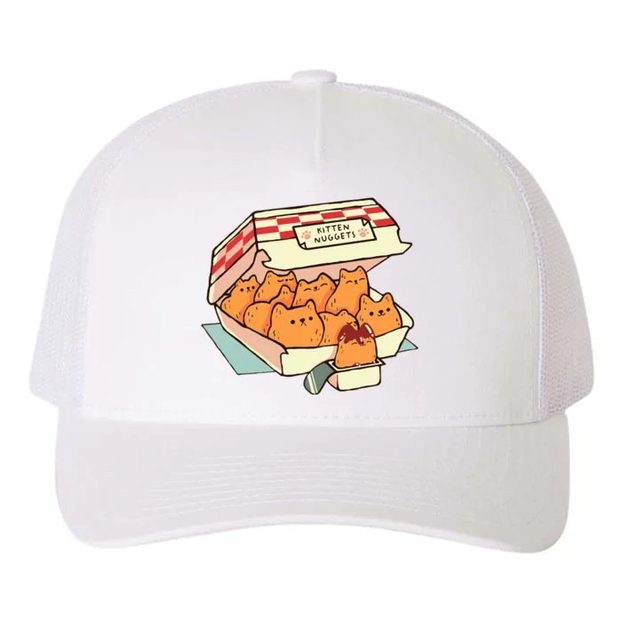 Kitten Nuggets Fast Food Cat By Tobe Fonseca Yupoong Adult 5-Panel Trucker Hat