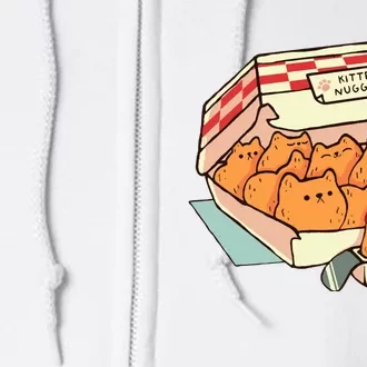 Kitten Nuggets Fast Food Cat By Tobe Fonseca Full Zip Hoodie