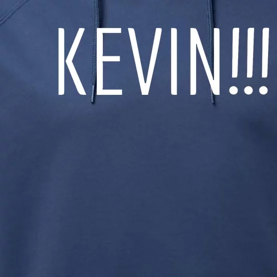 Kevin Name Funny Christmas Sayings Performance Fleece Hoodie