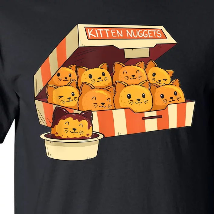 Kitten Nuggets Funny Cats And Chicken Nuggets Lover Funny Cat Tall T-Shirt