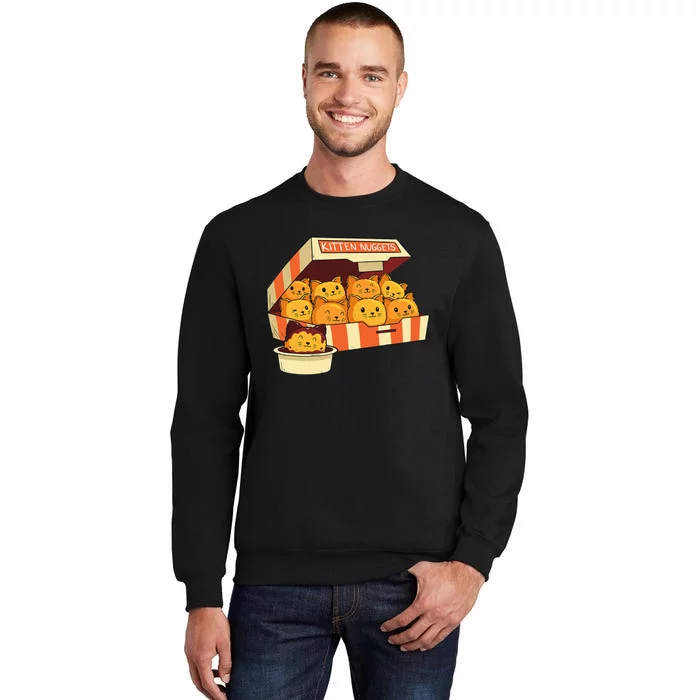 Kitten Nuggets Funny Cats & Chicken Nuggets Lover Sweatshirt