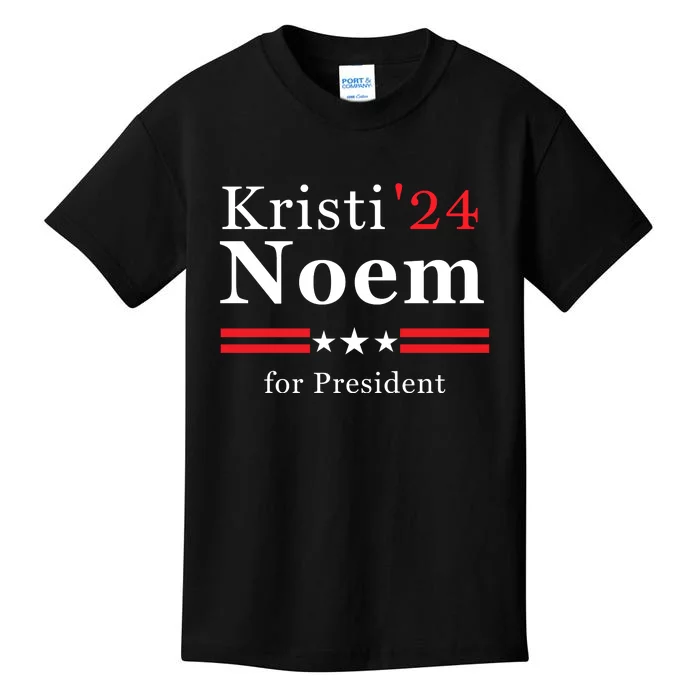 Kristi Noem For President 2024 Kids T-Shirt