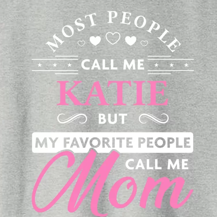 Katie Name Gift Personalized Mom Gift Women's Crop Top Tee