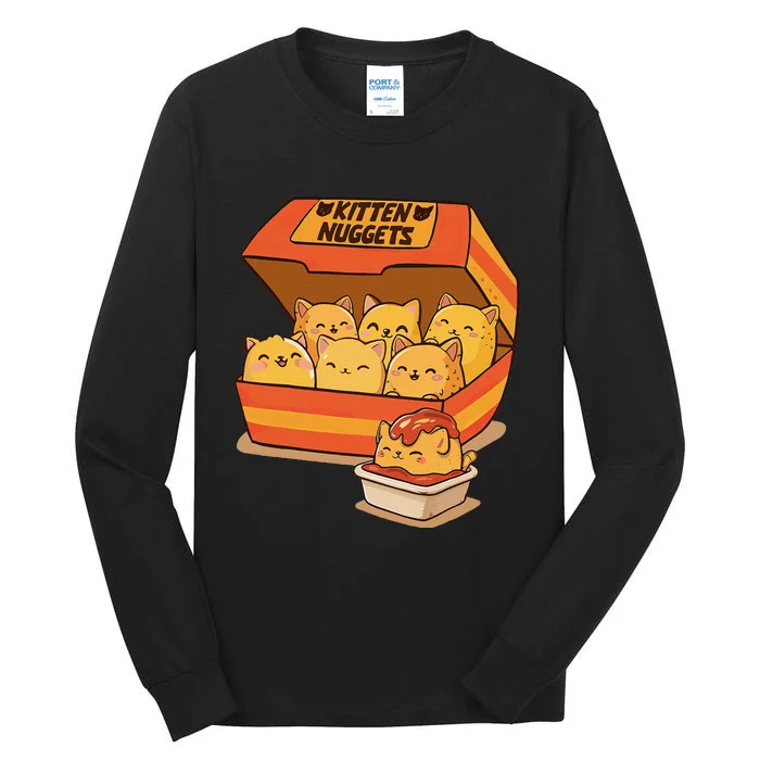 Kitten Nuggets Gift Tall Long Sleeve T-Shirt