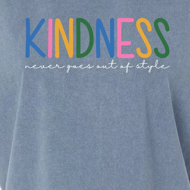 Kindness Never Goes Out Of Style Colorful Garment-Dyed Women's Muscle Tee