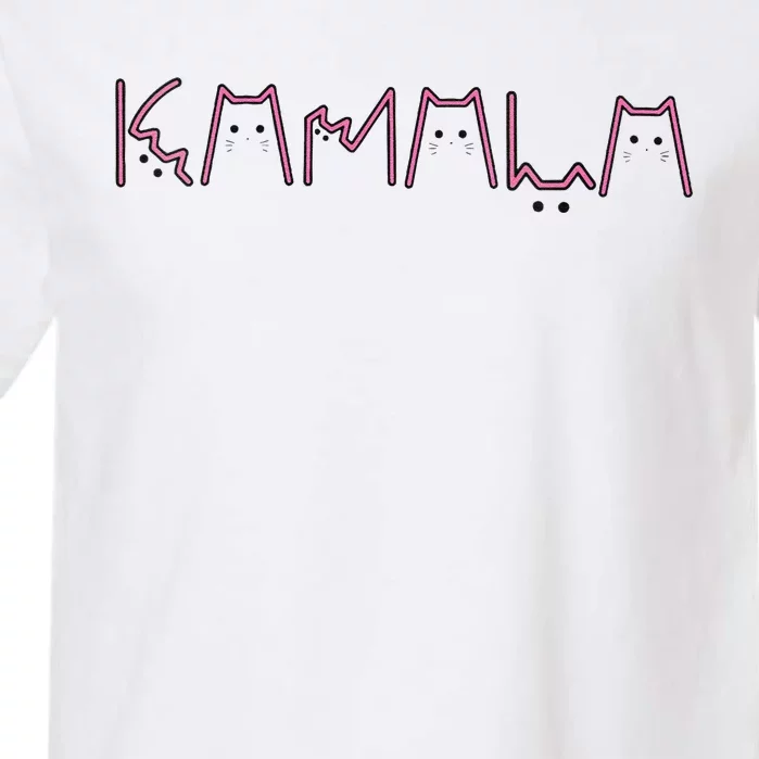 Kamala Name In Cat Letters Garment-Dyed Heavyweight T-Shirt