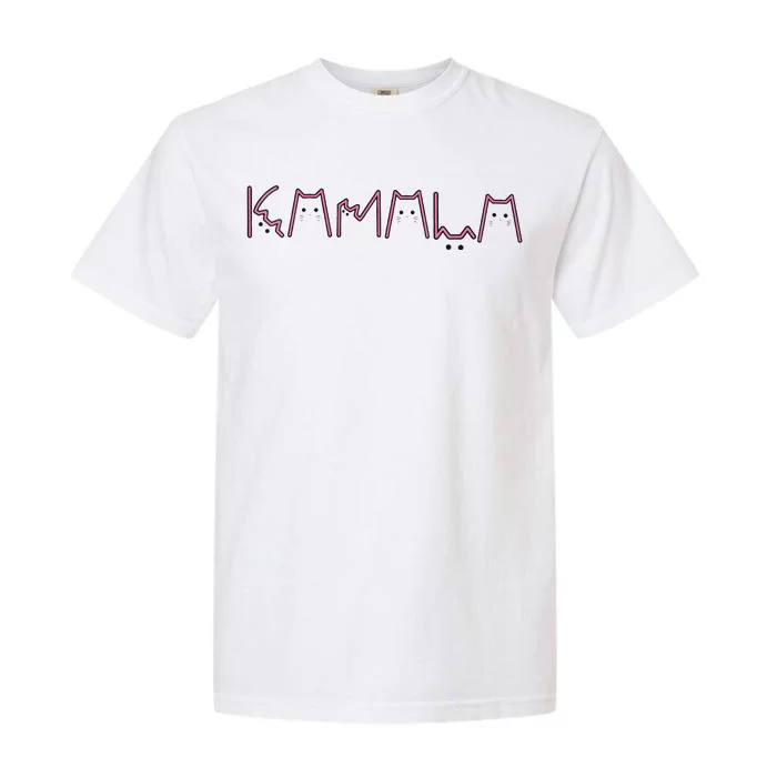 Kamala Name In Cat Letters Garment-Dyed Heavyweight T-Shirt