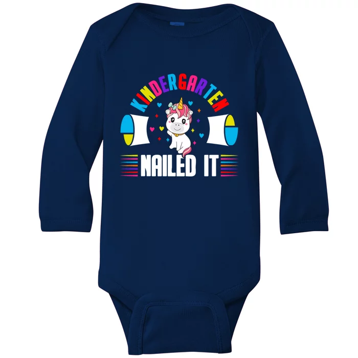 Kindergarten Nailed It! Kindergarten Gift Baby Long Sleeve Bodysuit