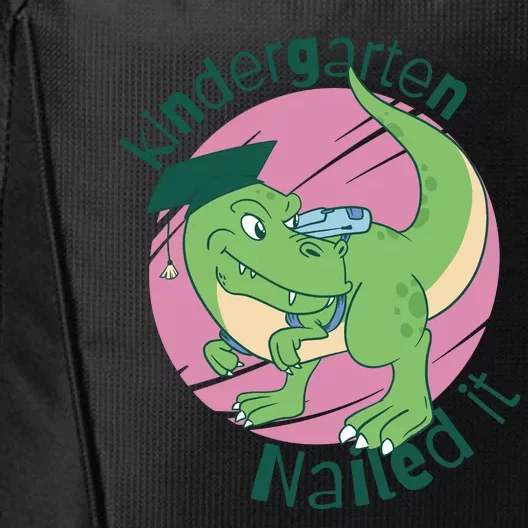 Kindergarten Nailed It Graduation Dinosaur City Backpack