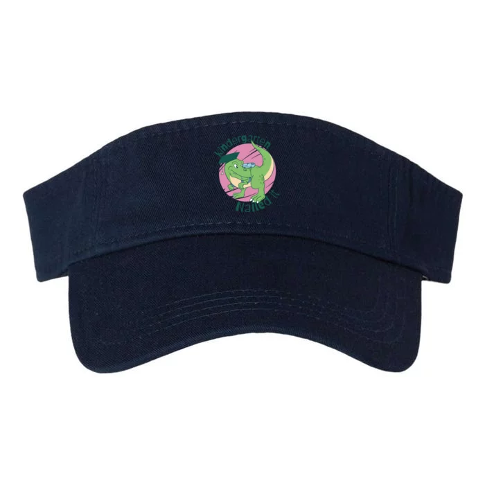 Kindergarten Nailed It Graduation Dinosaur Valucap Bio-Washed Visor